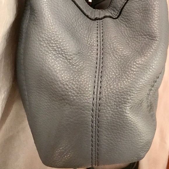 Coach F23537 Blue Pebbled Leather Small Lexy Convertible Shoulder Bag - Picture 5 of 8